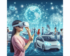 6G networks transform virtual reality, collaborative robots and autonomous driving (Symbolic image: Bing AI)