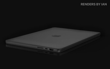 MacBook Pro 14 concept. (Image source: @RendersbyIan)