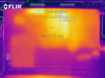 Thermal image at ideal - bottom case