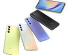 The Galaxy A34 and Galaxy A54 come in four colourways. (Image source: Samsung)