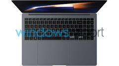 An early look at possibly the Galaxy Book4 Ultra. (Image source: Windows Report)