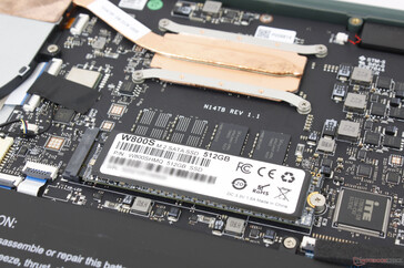 Primary M.2 2280 SATA III bay is accessible only after removing the bottom panel