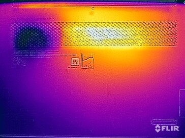 Surface temperatures at the bottom (stress test)