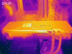 Heatmap of the Zotac GeForce RTX 2070 AMP Extreme during a stress test