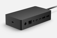 The Surface Dock 2 expands the I/O of Surface devices with four USB-C ports and more. (Image source: Microsoft)