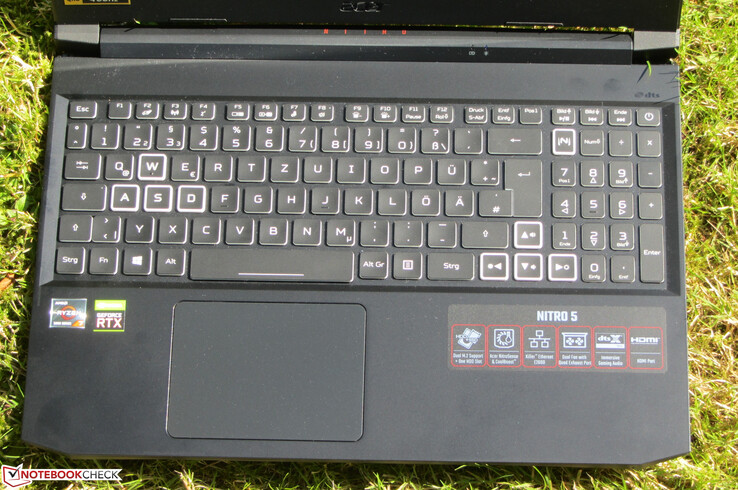 Input devices of the Nitro 5