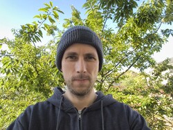 12-megapixel front camera image