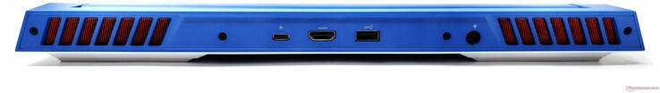 Rear: USB 3.2 Gen2 Type-C with DisplayPort-out, HDMI 2.1-out, USB 3.2 Gen1 Type-A, DC-in