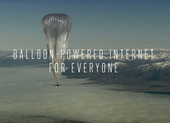 Alphabet&#039;s Project Loon uses weather balloons with cellular equipment to provide mobile data in remote areas. (Source: Alphabet) 
