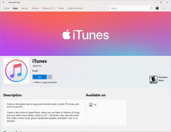 Apple iTunes available in the Microsoft Store app late April 2018