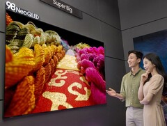 The 2022 Samsung NEO QLED 98-in TV has been launched in South Korea. (Image source: Samsung)