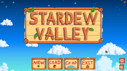 The Linux version of Stardew Valley running natively on a Chromebook.