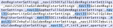 Navi 31 RDNA3 references in macOS 11 Big Sur. (Image Source: HardwareLeaks)
