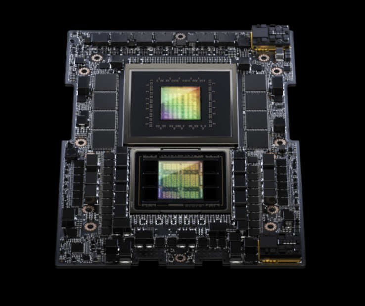 The Nvidia Grace Hopper GH200 in single configuration. (Source: Nvidia)