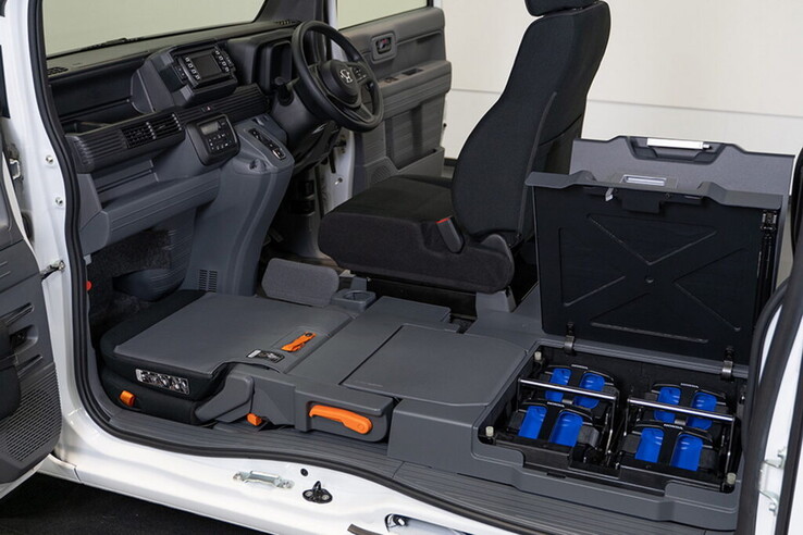 Preview images of the Honda MEV-Van concept indicate a rather small battery capacity. (Image source: Honda via Carscoops)