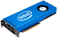 Knight&#039;s Landing was Intel&#039;s first successful discrete GPU architecture, however it failed to gain much traction in the market. (Source: PCWorld)