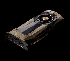 The Titan V GPU is marketed as an entry-level compute card, but it can also be considered an extreme gaming solution. (Source: Nvidia)