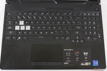 Keyboard layout has changed from the older FX505 series