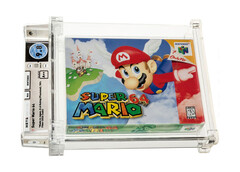 This copy of Super Mario 64 is now the world&#039;s most expensive video game (Image: Heritage Auctions)