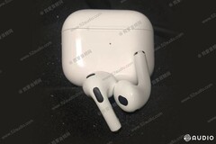 This is, apparently, how the AirPods 3 will look. (Image source: 52Audio)