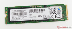 Fujitsu included a Samsung PM981 512 GB SSD included in our review unit