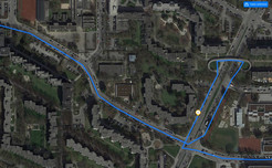 GPS test – Garmin Edge 520: Route across a bridge