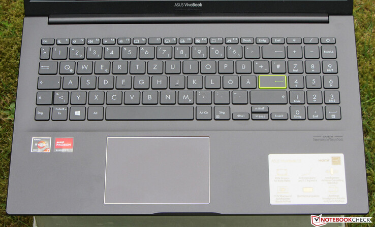 Input devices of the VivoBook 15