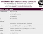 Samsung Galaxy A8 Star SM-G885F/DS Interoperability Certificate (Source: Wi-Fi Alliance)