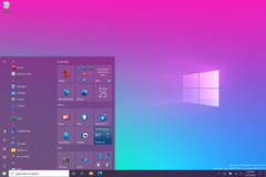 The new translucent Start menu picks up automatically on the system theme. (Image: Microsoft)