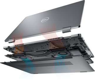 Dell Latitude 9440 2-in-1 - Cooling. (Image Source: Dell)