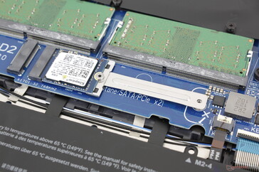 Primary M.2 2280 PCIe x2 slot with Optane support
