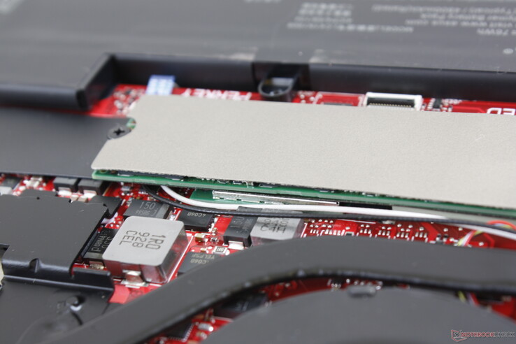 Removable M.2 2230 WLAN module is housed underneath the M.2 SSD likely to save on space
