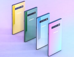 Concept render of what a potential Samsung Galaxy Note 10 phablet could look like. (Source: Phone Arena)
