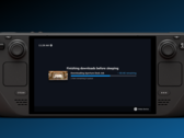 The Steam Deck will soon be able to download content in the background (image source: Steam)