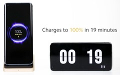Xiaomi has unveiled the world&#039;s first 80 W smartphone wireless charging system. (Image: Xiaomi)