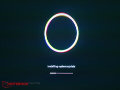System is updated and restarted
