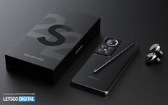 The Galaxy S22 Ultra will be Samsung&#039;s next premier smartphone. (Image source: LetsGoDigital)