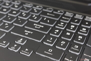 NumPad keys are narrow and the super-small Arrow keys feel like a joke