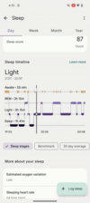The redesigned Sleep section in the Fitbit app. (Image source: Fitbit)