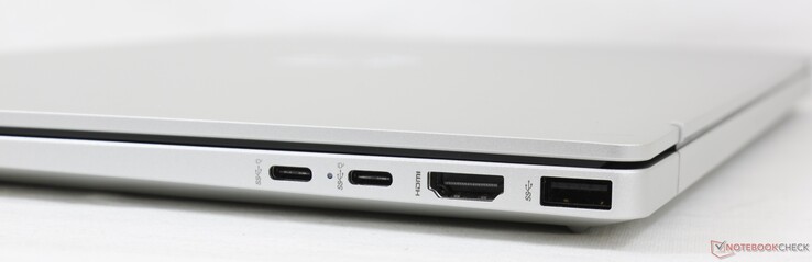 2x USB-C w/ DisplayPort 1.4 + Power Delivery, HDMI 2.1, USB-A 5 Gbps