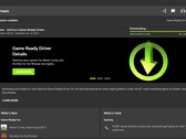 Nvidia GeForce Game Ready Driver 552.22 downloading in the Nvidia app (Source: Own)