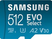 The Samsung EVO Select 512 GB micro SD card has dropped in price on Amazon (image via Samsung)