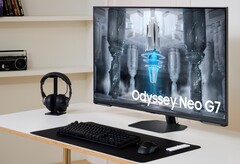 The first 43-inch Mini-LED monitor for gamers. (Image Source: Samsung)