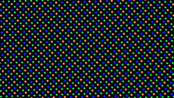 Subpixel structure of the foldable panel