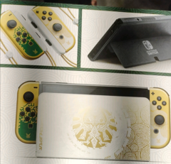The Nintendo Switch OLED Legend of Zelda: Tears of the Kingdom Edition has been pictured online (image via Reddit)