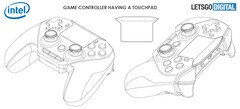 The patented Intel game controller. (Source: LetsGoDigital)