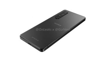 Sony Xperia 1 IV back (image via Giznext)