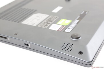 Chassis rigidity is on the weaker side for a ~$1000 Ultrabook or business laptop