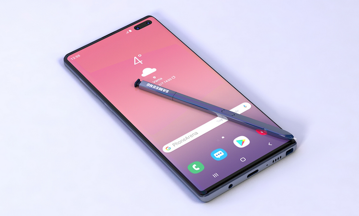 Artistic impression of the next-generation Note phablet. (Source: Phone Arena)