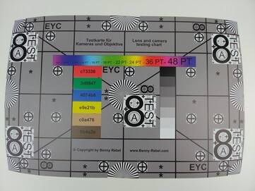 Test chart: LG G6 wide-angle (125 °)